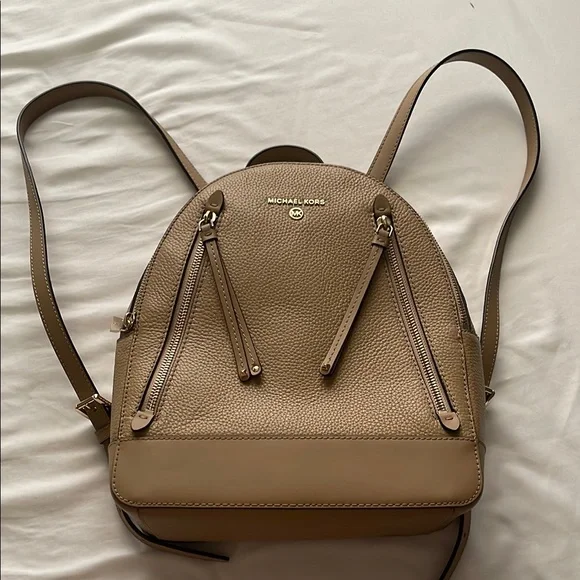 Michael Kors | Bags | Michael Kors Tan Leather Backpack  display picture 1